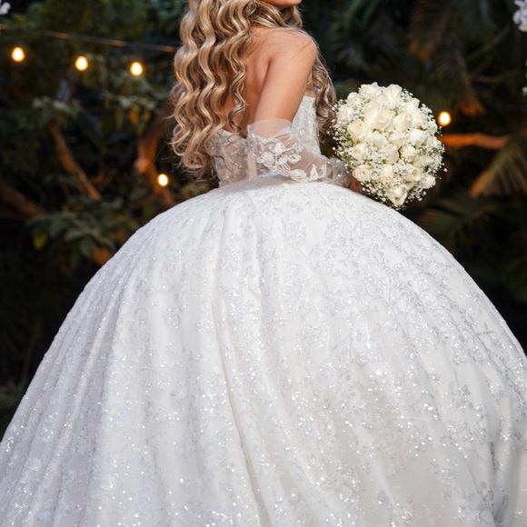 Wedding ball gown - Picture 2 of 6